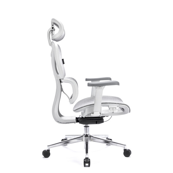 LEVANO SYSTEM Fotel ergonomiczny Control Pro Biały, 1245634