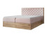 Inny kolor wybarwienia: Łóżko kontynentalne Wood 3 200x200 różowe