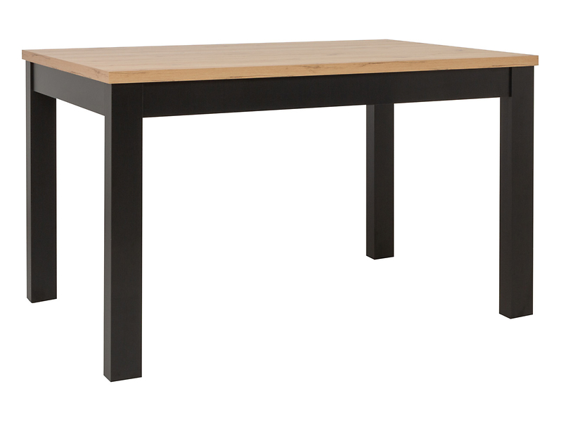 stół rozkładany Maren 130/180x90 dąb artisan/czarny, 1254575
