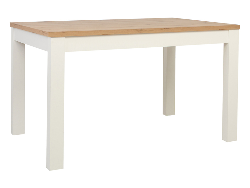 stół rozkładany Maren 130/180x90 dąb wotan/biały alpejski, 1254581