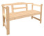 Produkt: Drewniana ławka ogrodowa naturalna - Kasja