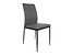 Inny kolor wybarwienia: krzesło do jadalni Weyer tapicerowane szare