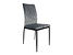 Inny kolor wybarwienia: krzesło do jadalni Weyer pikowane szare