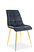 Inny kolor wybarwienia: krzesło czarny Chic Velvet