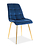 Inny kolor wybarwienia: krzesło granatowy Chic Velvet