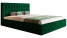 Inny kolor wybarwienia: Łóżko tapicerowane SIM 2, 140x200 - Zielone