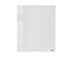 szafka górna z okapem Sole, Kolor frontów biały połysk, Kolor korpusów biały alpejski, 129047