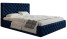 Inny kolor wybarwienia: Łóżko tapicerowane SIM 8, 160x200 - Granatowe