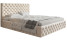 Inny kolor wybarwienia: Łóżko tapicerowane SIM 8, 160x200 - Beżowe