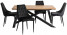 Produkt: Zestaw Stół Rozkładany Nowoczesny z 4 Krzesłami Welur Loft