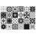 Inny kolor wybarwienia: Naklejki Na Kafelki Czarno-biała Marokańska Mozaika Zestaw