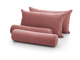 zestaw poduszek do łóżka Joy różowy