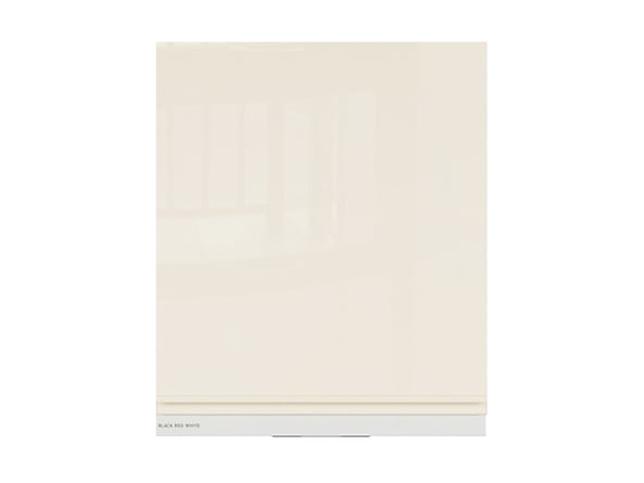 szafka górna z okapem Sole, Kolor korpusów biały alpejski, Kolor frontów magnolia połysk, 131124