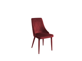 krzesło bordowy (nogi tapicerowane) Alvar