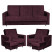 Inny kolor wybarwienia: Zestaw mebli Alicja wersalka kanapa fotele pufy Family Meble
