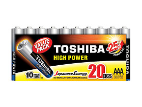 alkaiczne baterie AAA LR03 Toshiba