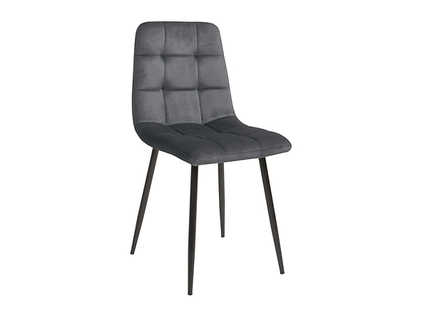 krzesło szary Barry, Kolor wybarwienia szary/czarny, 134585