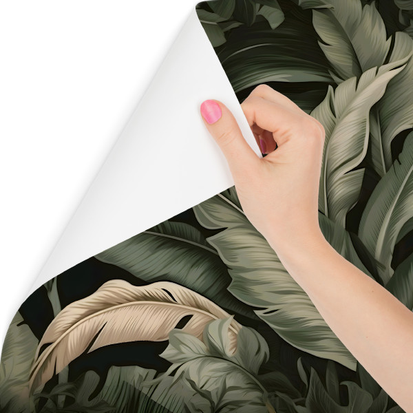 Fototapeta Tropikalne LIŚCIE Bananowca 3D 270x180cm, 1350936