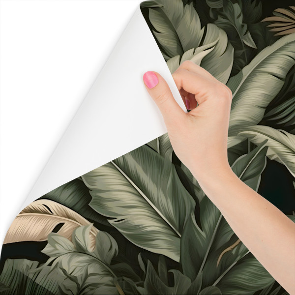 Fototapeta Tropikalne LIŚCIE Bananowca 3D 315x210cm, 1352205