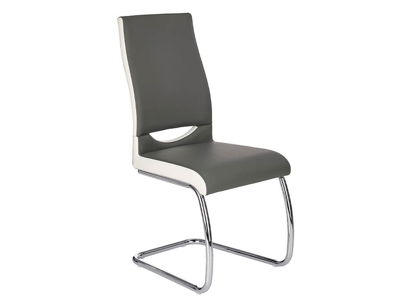 krzesło popielato-biały K259, 135500
