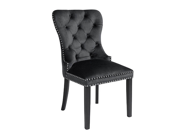 krzesło czarny Charlot, Kolor wybarwienia czarny, 135775