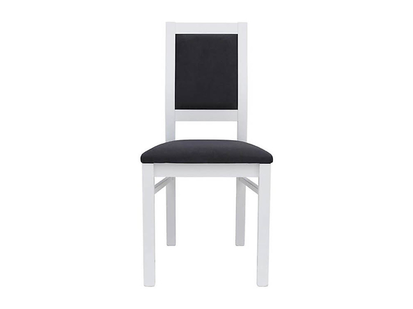 krzesło Porto, Kolor wybarwienia Milano 9303 Black/biały, 135844