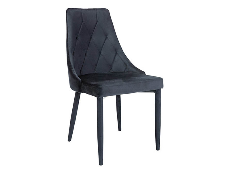 krzesło velvet czarny Trix, 135991