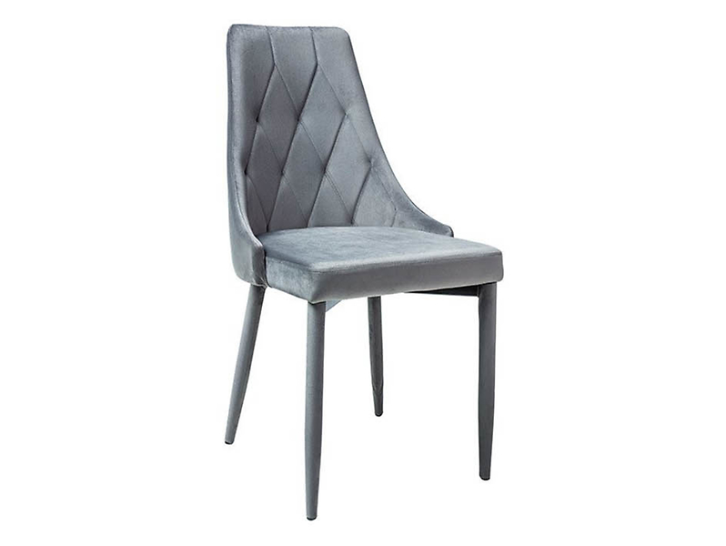 krzesło velvet szary Trix, 135994