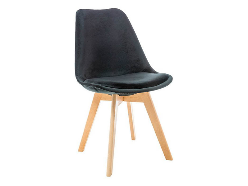 krzesło buk velvet czarny Dior, 136091