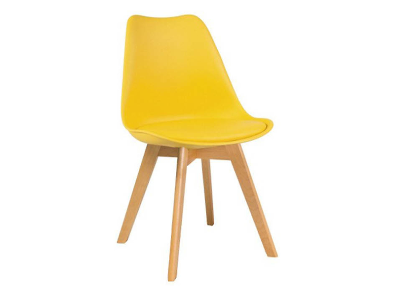 krzesło buk/żółty Kris, 136111