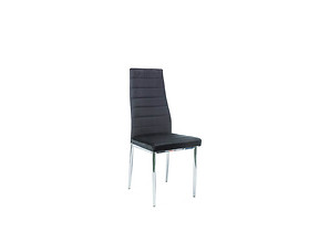 krzesło velvet czarny H-261