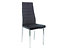 Inny kolor wybarwienia: krzesło velvet czarny H-261