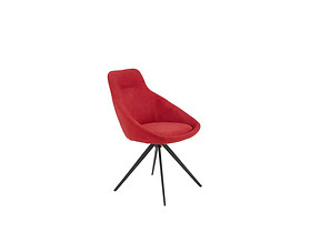 krzesło czerwony K431