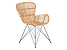 Inny kolor wybarwienia: krzesło rattan naturalny K-335