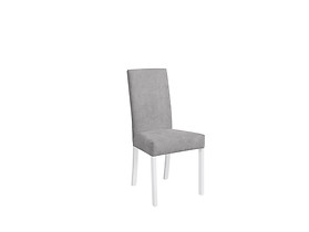 krzesło tapicerowane Campel szare z białym