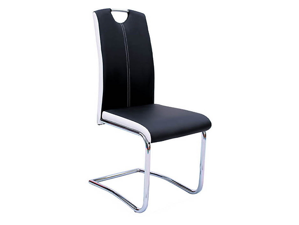 krzesło czarny/biały H-341, 136564