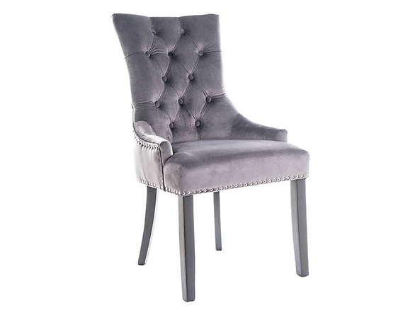 krzesło velvet szary Edward, 136618