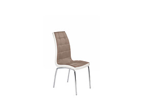 krzesło cappucino/biały K-186