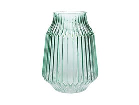 wazon szklany zielony Plisa