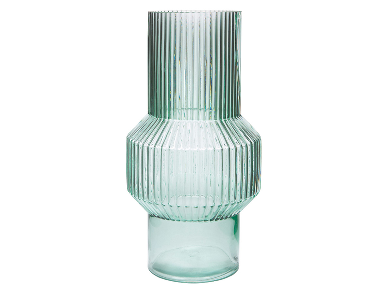 wazon szklamy zielony Plisa, 143404