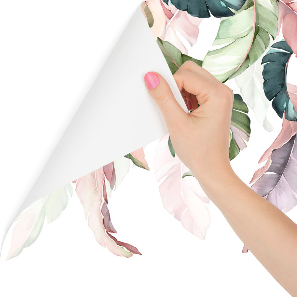 Fototapeta Do Jadalni Kolorowe Liście Bananowca 368x254cm, 1452959
