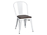 Inny kolor wybarwienia: krzesło biały/sosna orzech Paris Wood