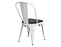 krzesło biały/sosna orzech Paris Wood, 145432