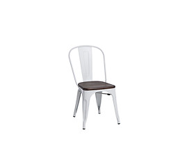 krzesło biały/sosna szczotkowana Paris Wood