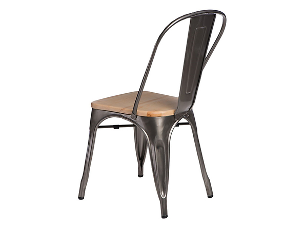 krzesło metal/sosna naturalna Paris Wood, 145460