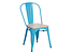 Inny kolor wybarwienia: krzesło niebieski/sosna naturalna Paris Wood