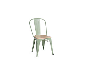 krzesło niebieski/sosna naturalna Paris Wood