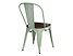 krzesło zielony/sosna orzech Paris Wood, 145493