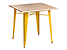 Inny kolor wybarwienia: stół 76 żółty/sosna naturalna Paris Wood