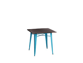 stół 76 niebieski/sosna orzech Paris Wood